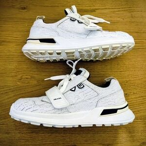 Prada Kids White Sneakers